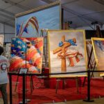 Pro-Trump artist unleashes powerful message about American flag, touts massive Old Glory painting