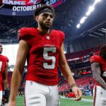 Falcons' Drake London shouts at fan amid team's blowout loss to Panthers